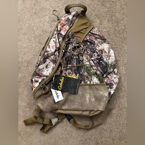 Cabelas Stalker Sling Pack Zonz Woodland Camo Backpack New With Tags NWT